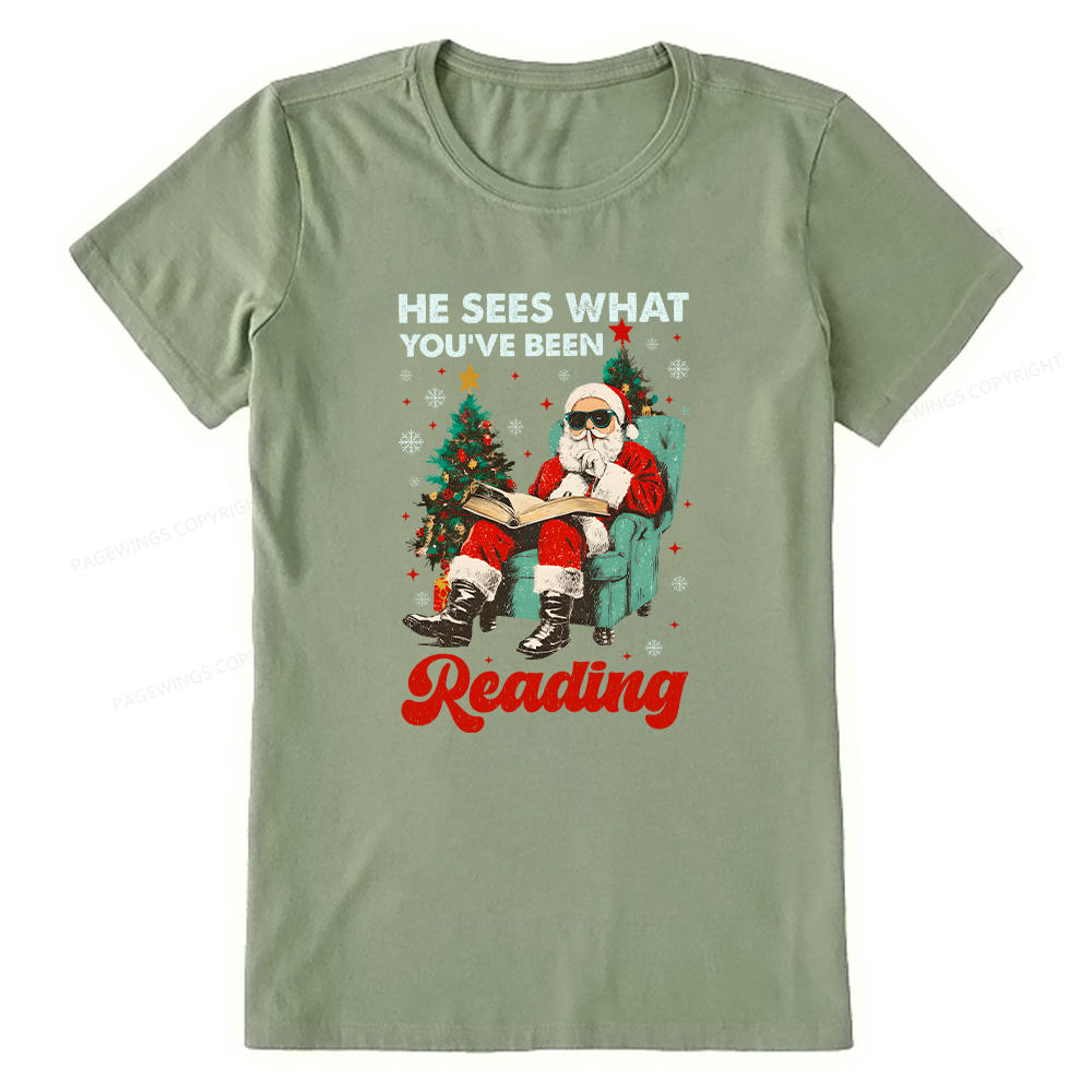 Pagewings Christmas Reading Unisex Classic T-shirt