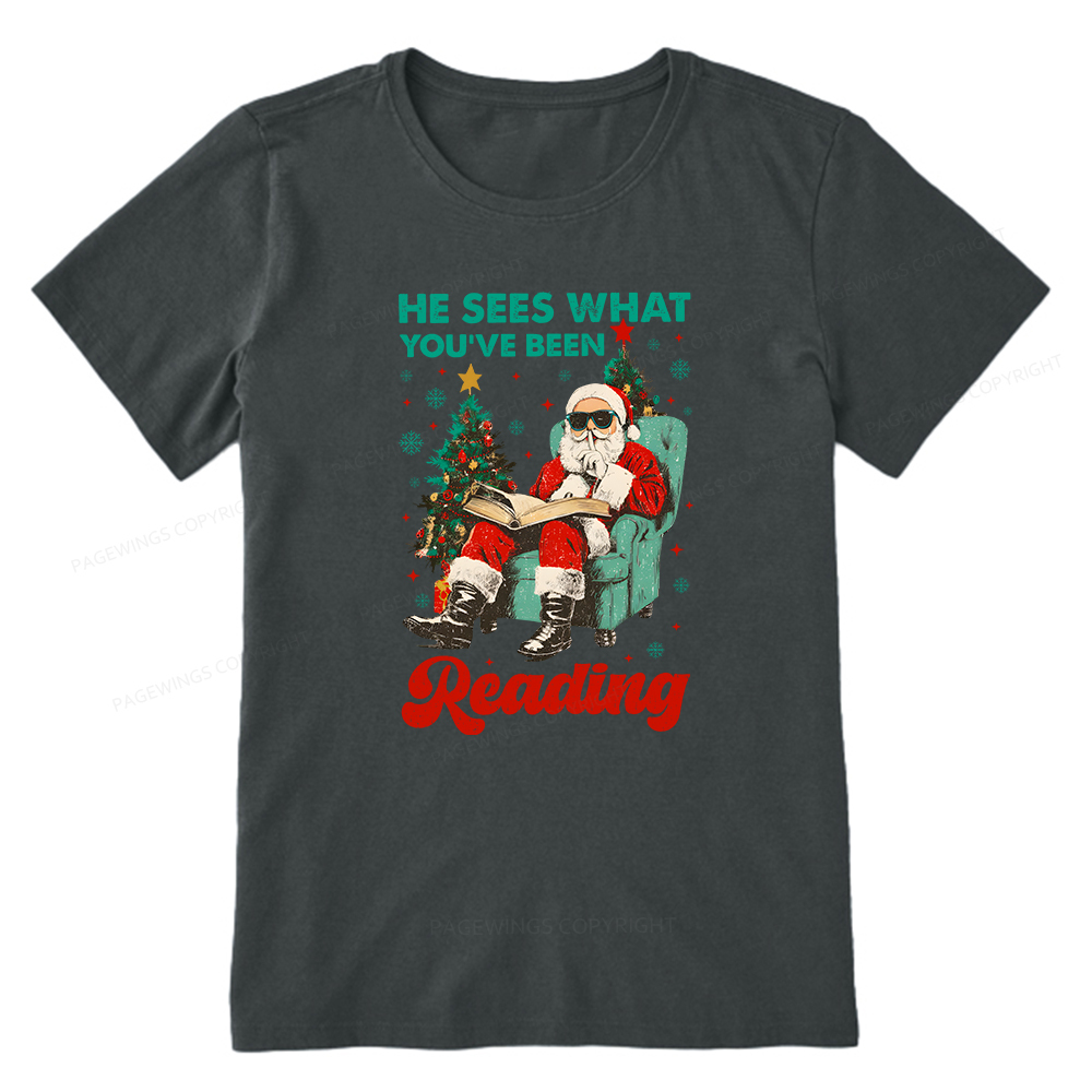 Pagewings Christmas Reading Unisex Classic T-shirt
