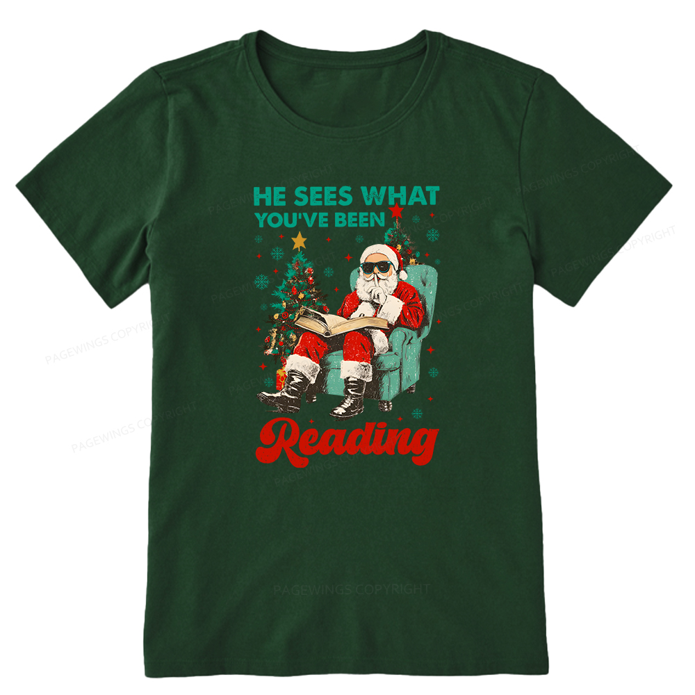 Pagewings Christmas Reading Unisex Classic T-shirt