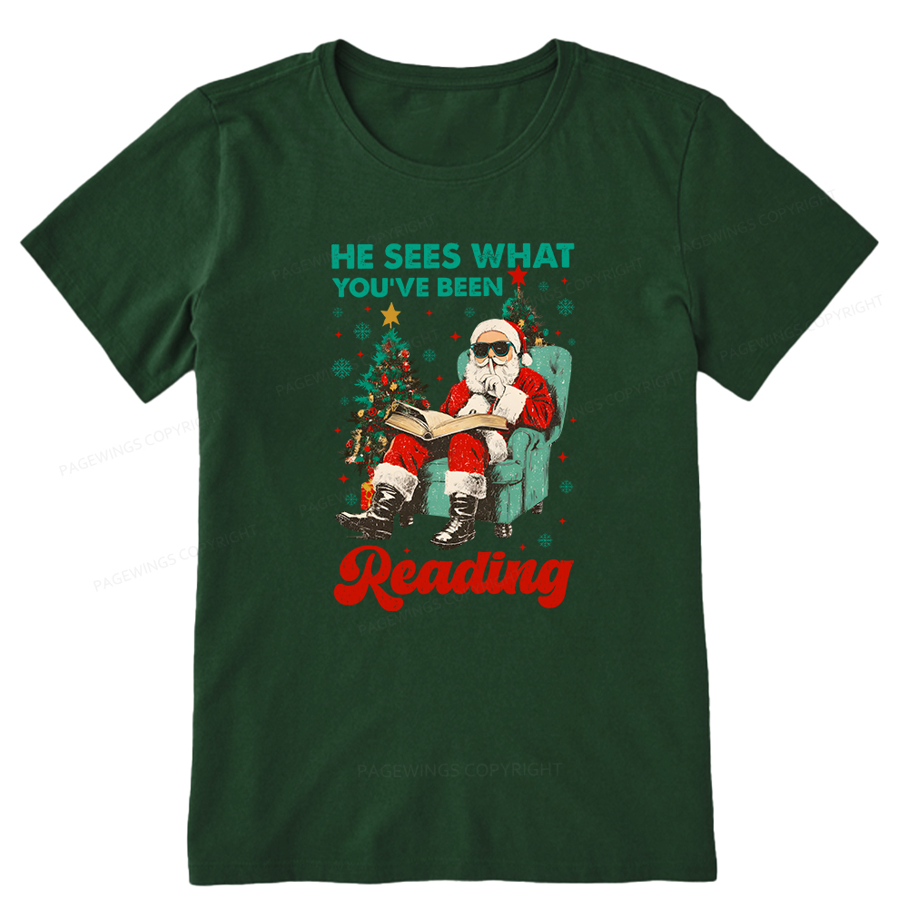 Pagewings Christmas Reading Unisex Classic T-shirt