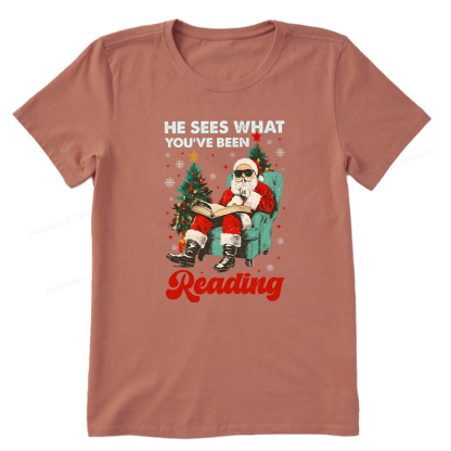 Pagewings Christmas Reading Unisex Classic T-shirt
