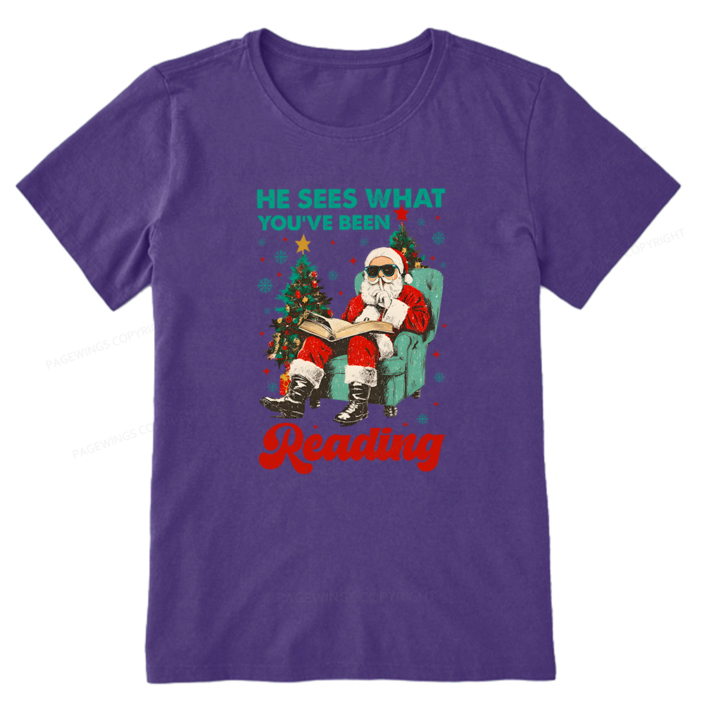 Pagewings Christmas Reading Unisex Classic T-shirt