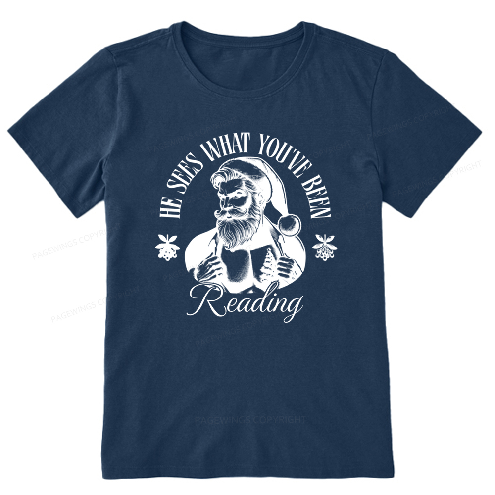Pagewings He Sees What You've Been Reading Unisex Classic T-shirt