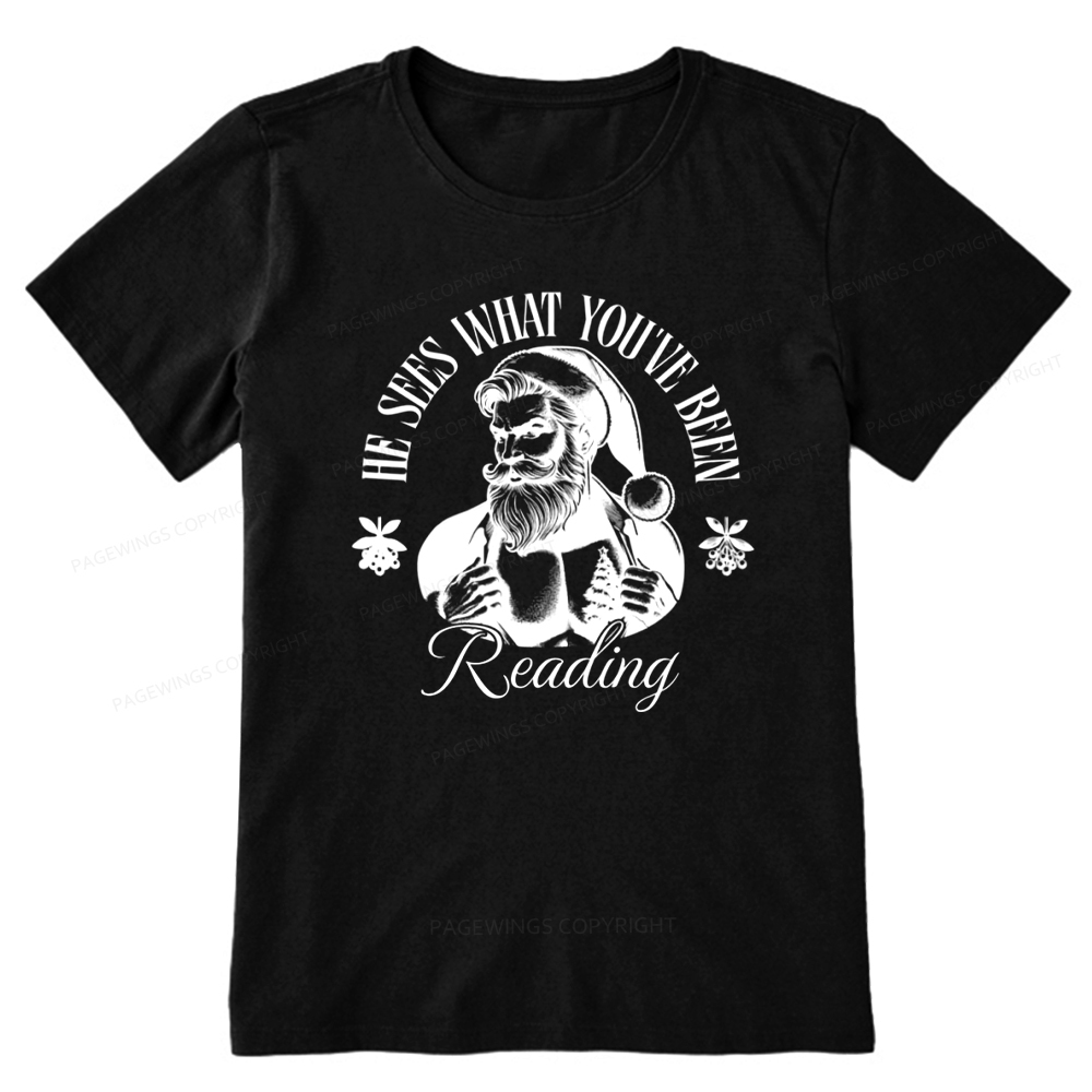 Pagewings He Sees What You've Been Reading Unisex Classic T-shirt
