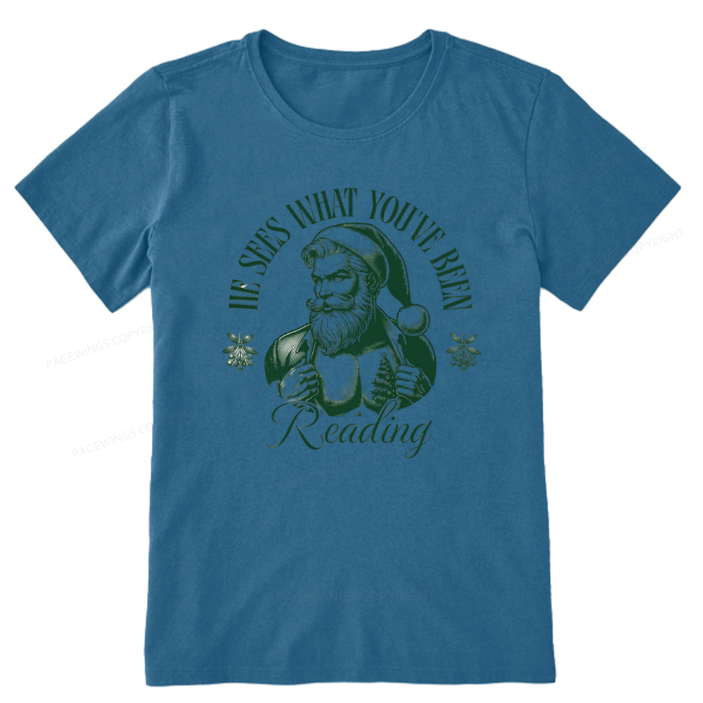 Pagewings He Sees What You've Been Reading Unisex Classic T-shirt