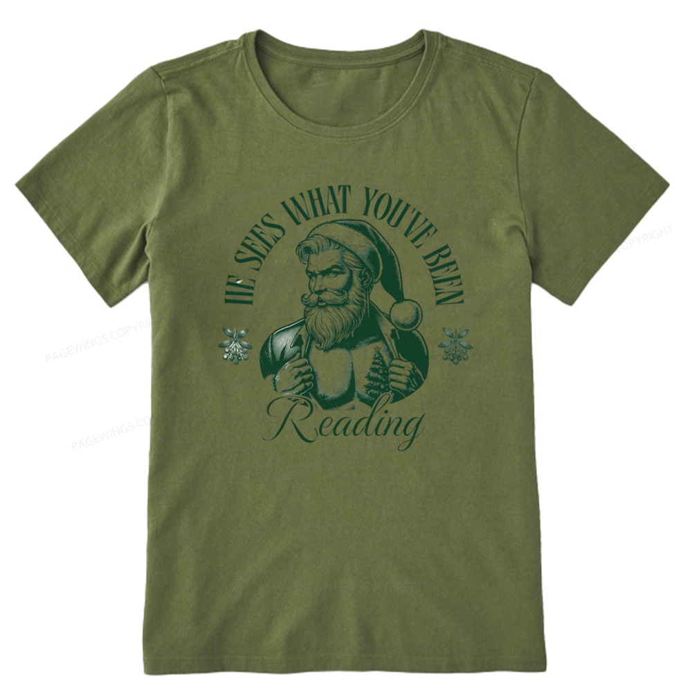 Pagewings He Sees What You've Been Reading Unisex Classic T-shirt
