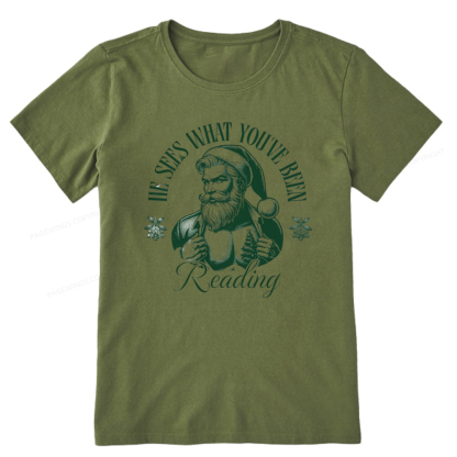 Pagewings He Sees What You've Been Reading Unisex Classic T-shirt