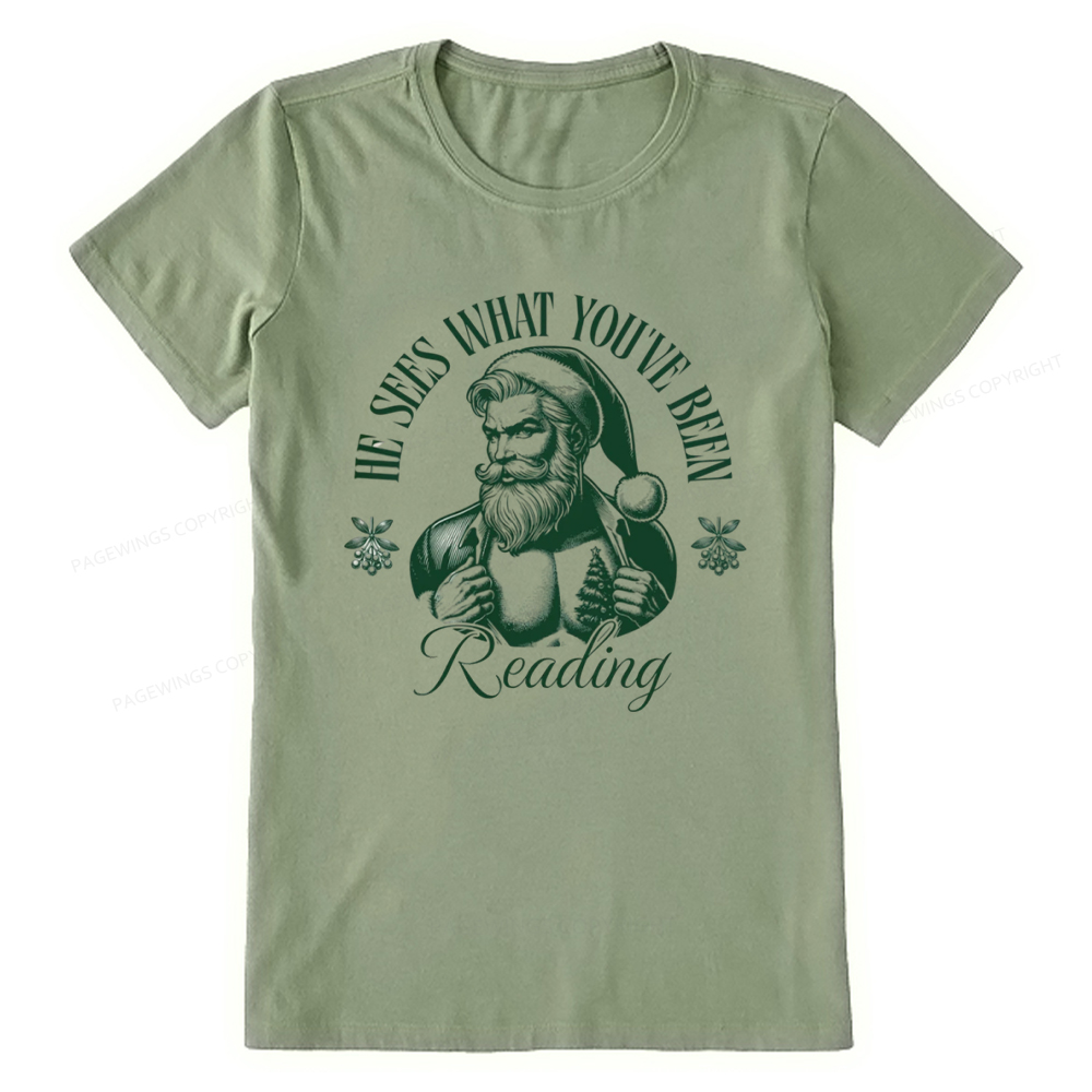 Pagewings He Sees What You've Been Reading Unisex Classic T-shirt