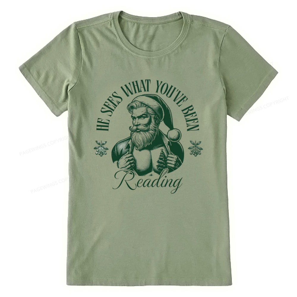 Pagewings He Sees What You've Been Reading Unisex Classic T-shirt
