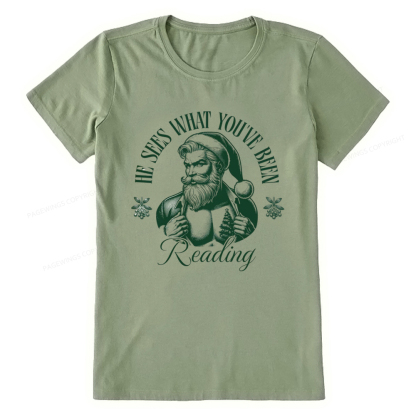 Pagewings He Sees What You've Been Reading Unisex Classic T-shirt