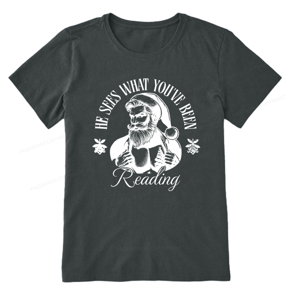 Pagewings He Sees What You've Been Reading Unisex Classic T-shirt