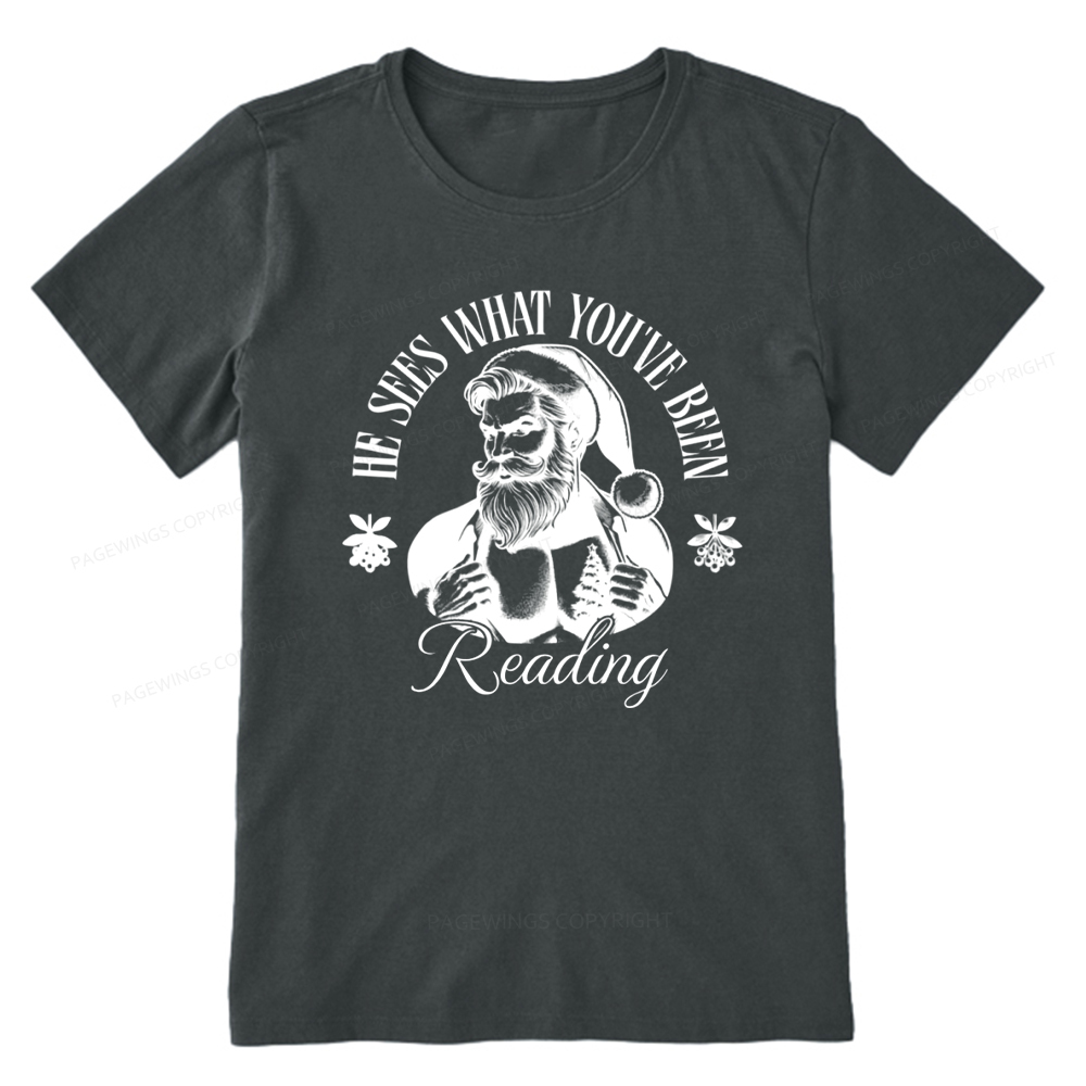 Pagewings He Sees What You've Been Reading Unisex Classic T-shirt