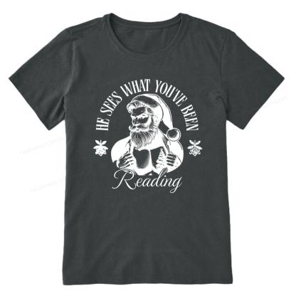 Pagewings He Sees What You've Been Reading Unisex Classic T-shirt