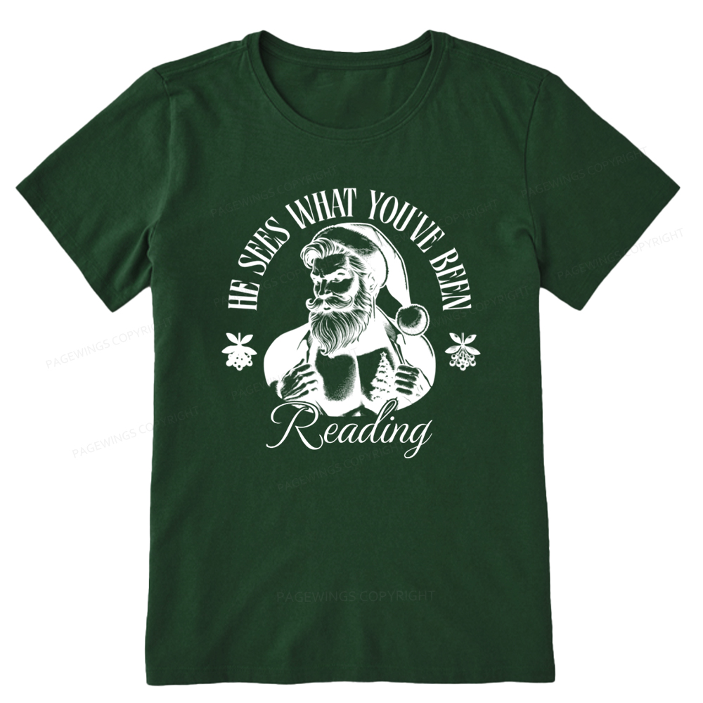Pagewings He Sees What You've Been Reading Unisex Classic T-shirt