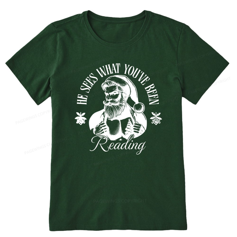 Pagewings He Sees What You've Been Reading Unisex Classic T-shirt