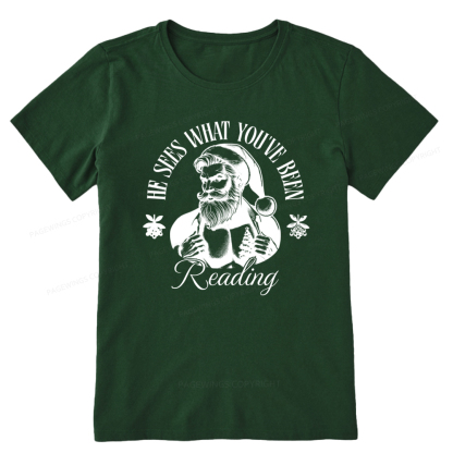 Pagewings He Sees What You've Been Reading Unisex Classic T-shirt