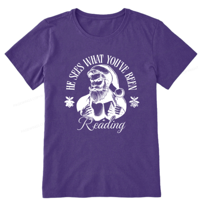 Pagewings He Sees What You've Been Reading Unisex Classic T-shirt
