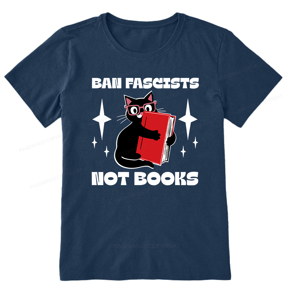 Pagewings Ban Fascists Not Books Unisex Classic T-shirt