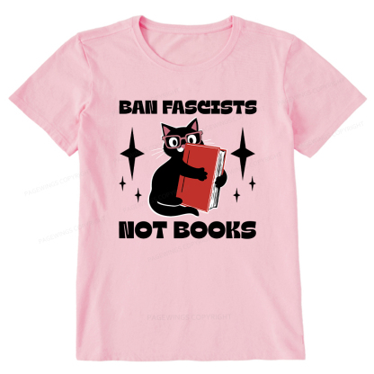 Pagewings Ban Fascists Not Books Unisex Classic T-shirt