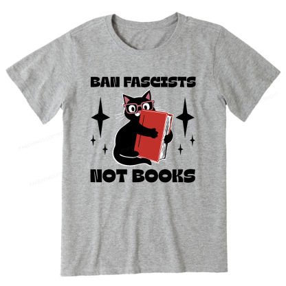 Pagewings Ban Fascists Not Books Unisex Classic T-shirt