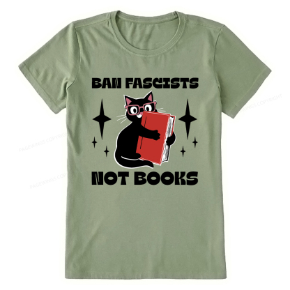 Pagewings Ban Fascists Not Books Unisex Classic T-shirt