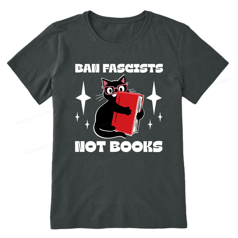 Pagewings Ban Fascists Not Books Unisex Classic T-shirt