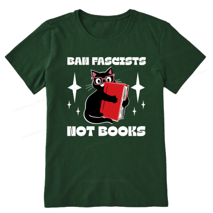 Pagewings Ban Fascists Not Books Unisex Classic T-shirt