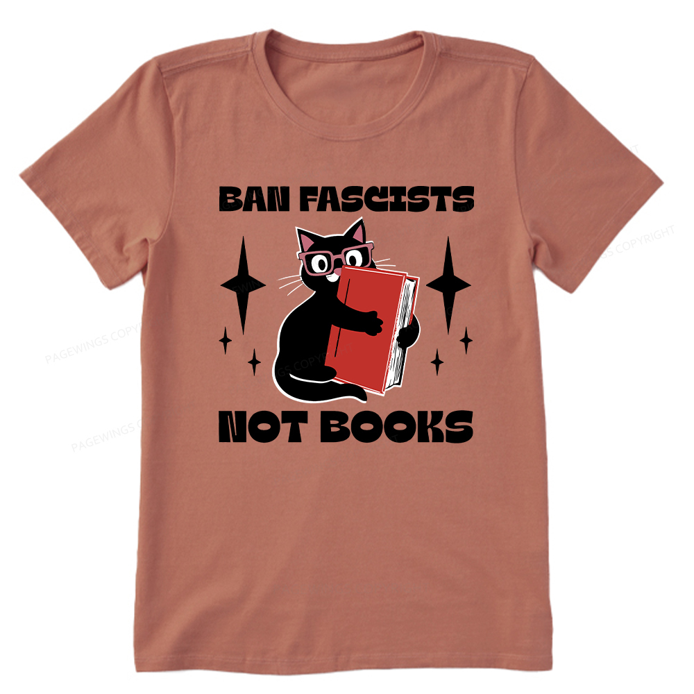 Pagewings Ban Fascists Not Books Unisex Classic T-shirt