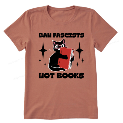 Pagewings Ban Fascists Not Books Unisex Classic T-shirt