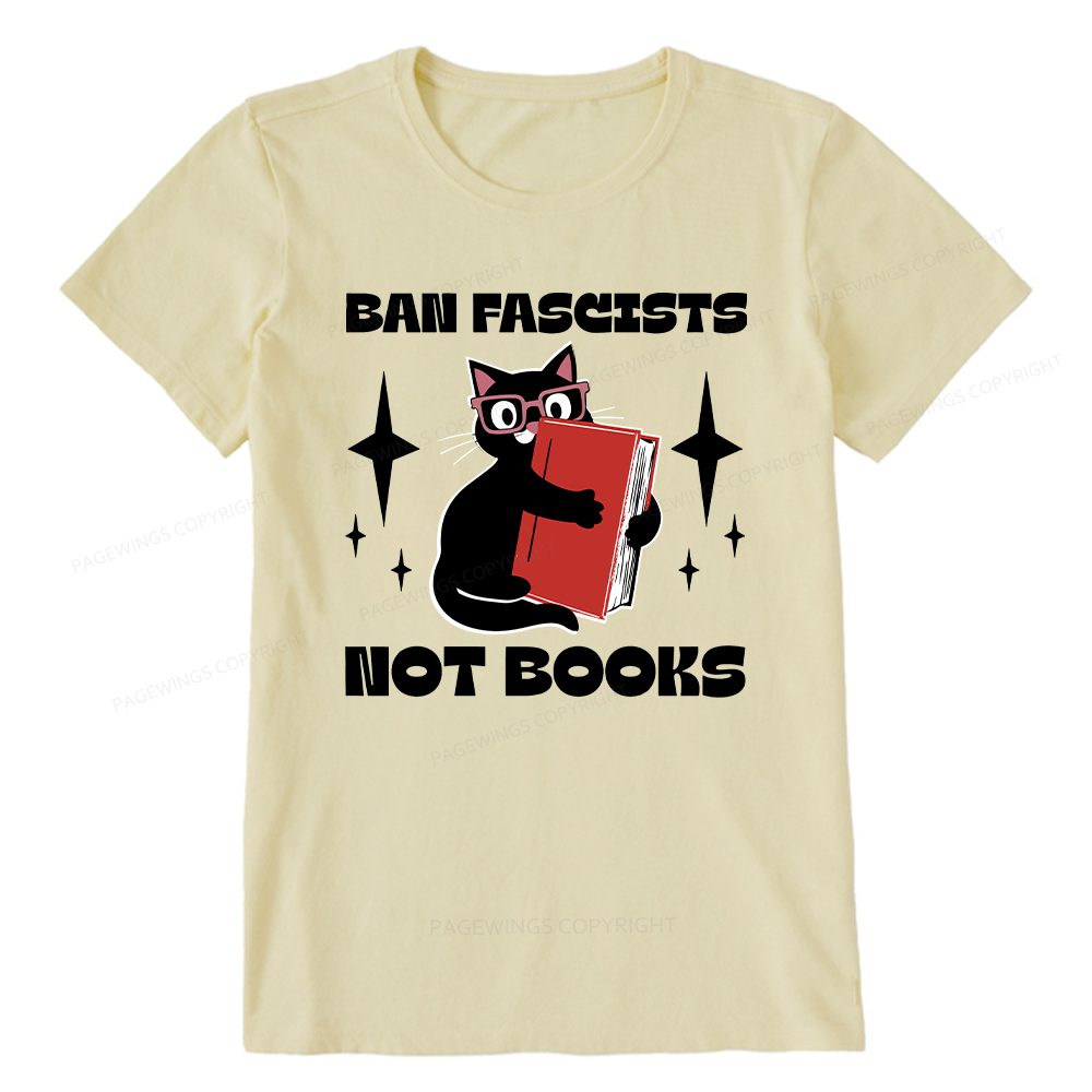 Pagewings Ban Fascists Not Books Unisex Classic T-shirt