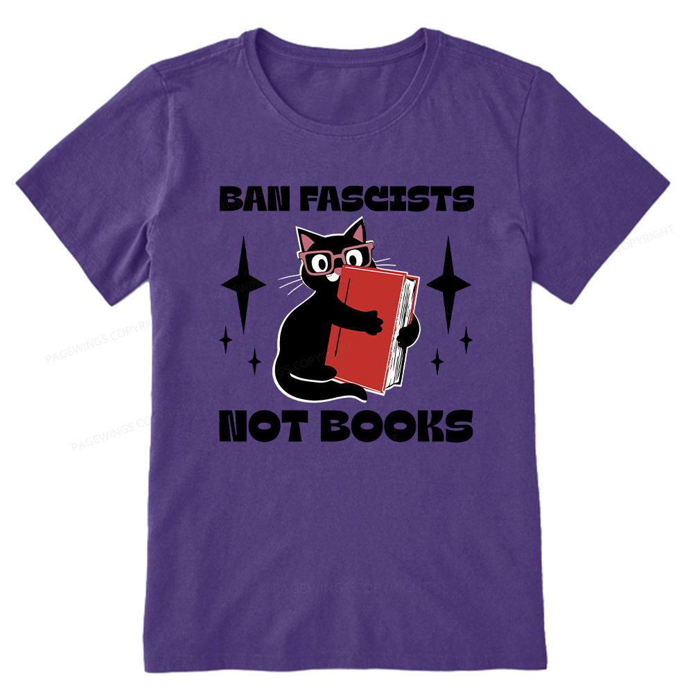 Pagewings Ban Fascists Not Books Unisex Classic T-shirt