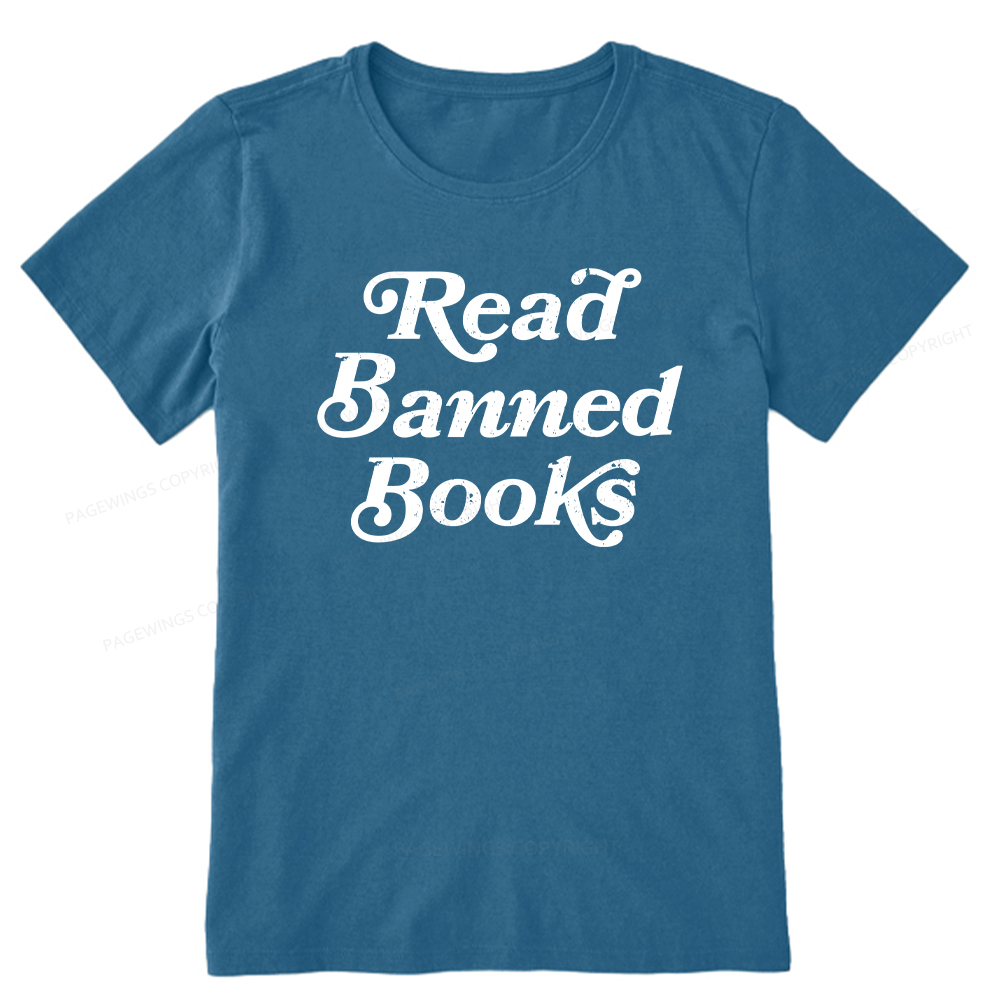 Pagewings Read Banned Books Unisex Classic T-shirt