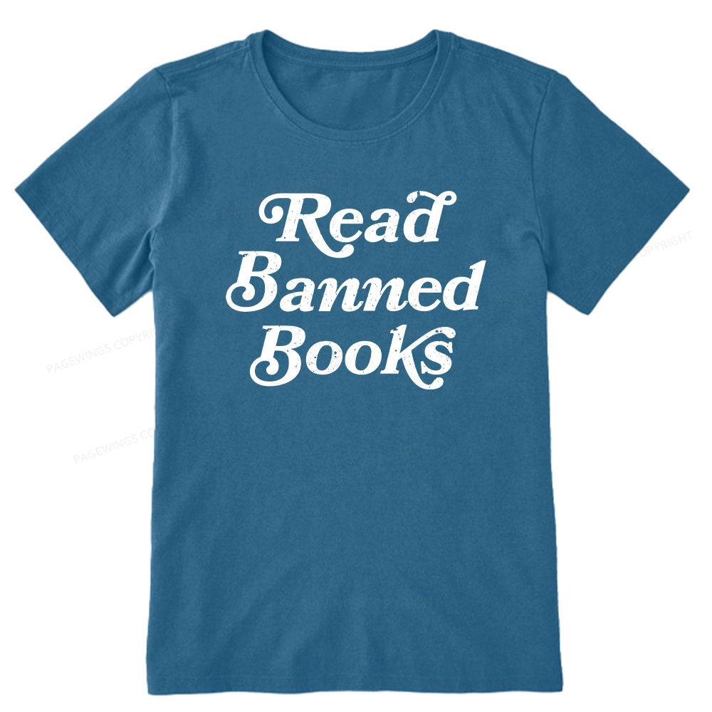 Pagewings Read Banned Books Unisex Classic T-shirt