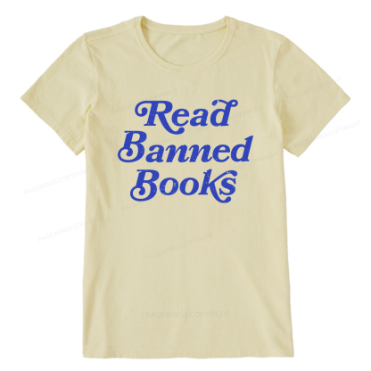 Pagewings Read Banned Books Unisex Classic T-shirt