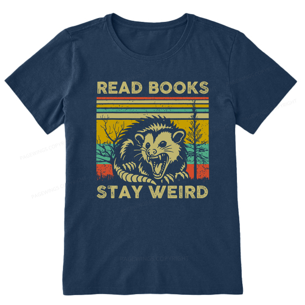 Pagewings Read Books Stay Weird Unisex Classic T-shirt