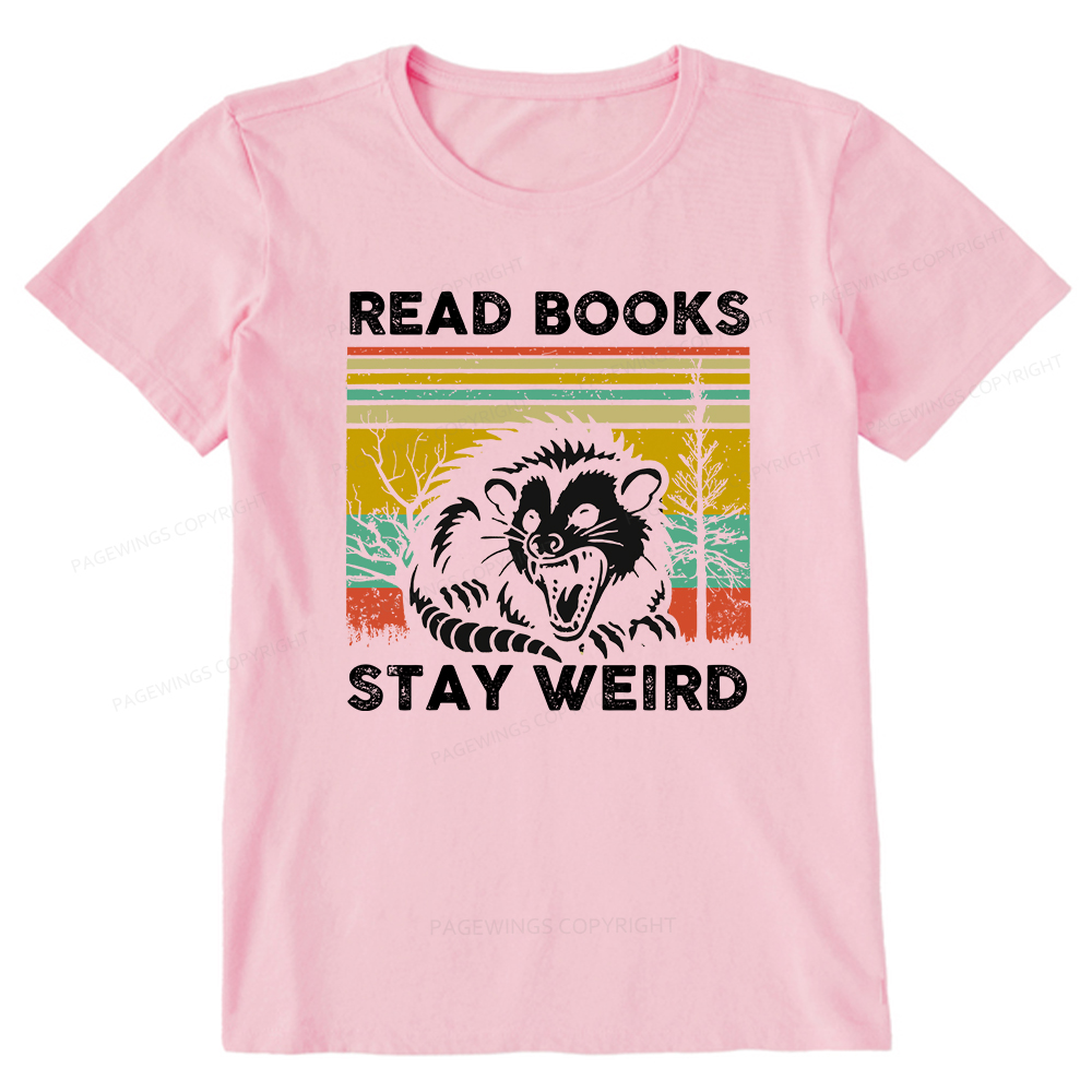 Pagewings Read Books Stay Weird Unisex Classic T-shirt