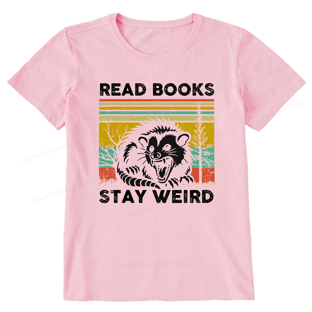 Pagewings Read Books Stay Weird Unisex Classic T-shirt