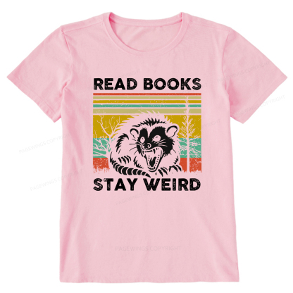 Pagewings Read Books Stay Weird Unisex Classic T-shirt