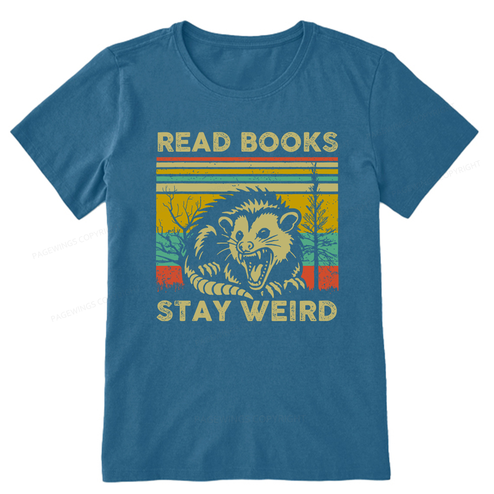 Pagewings Read Books Stay Weird Unisex Classic T-shirt