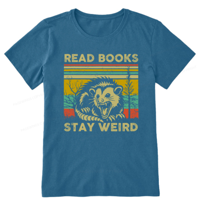 Pagewings Read Books Stay Weird Unisex Classic T-shirt