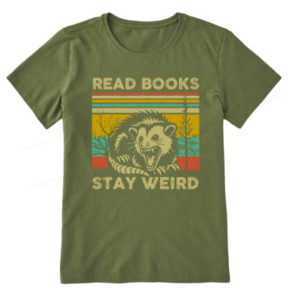 Pagewings Read Books Stay Weird Unisex Classic T-shirt