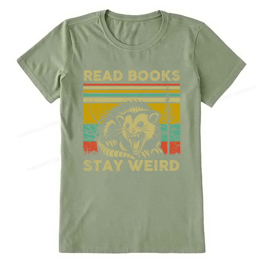 Pagewings Read Books Stay Weird Unisex Classic T-shirt