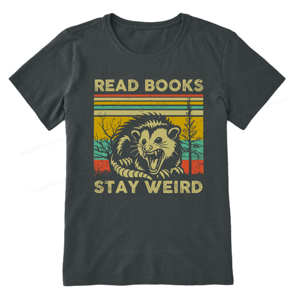 Pagewings Read Books Stay Weird Unisex Classic T-shirt