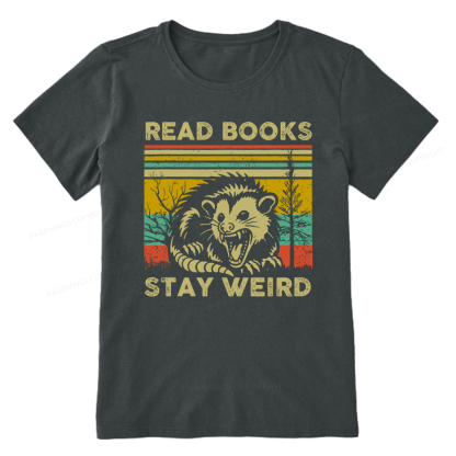 Pagewings Read Books Stay Weird Unisex Classic T-shirt