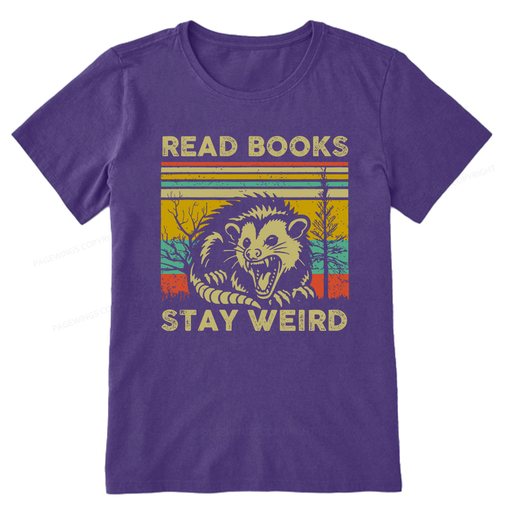 Pagewings Read Books Stay Weird Unisex Classic T-shirt