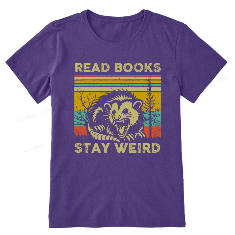 Pagewings Read Books Stay Weird Unisex Classic T-shirt