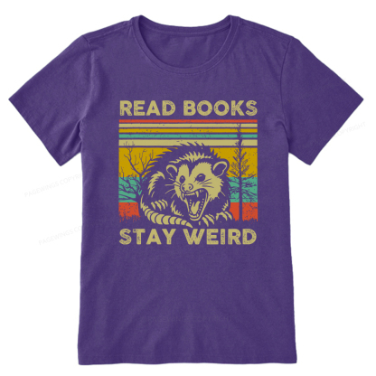 Pagewings Read Books Stay Weird Unisex Classic T-shirt
