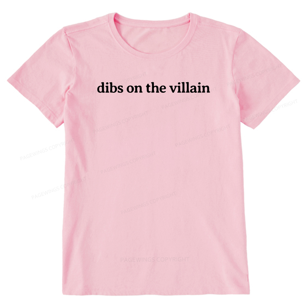 Pagewings Dibs On The Villain Unisex Classic T-shirt