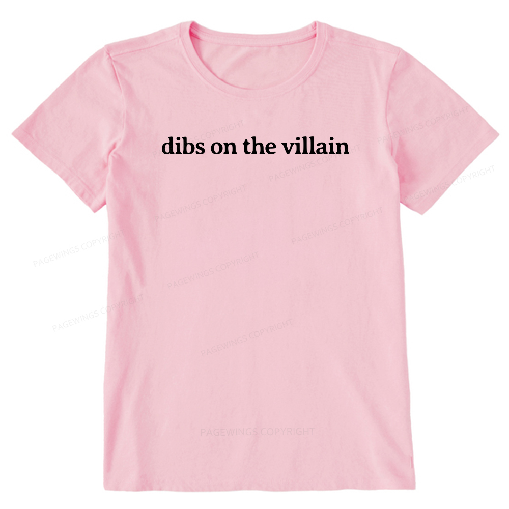 Pagewings Dibs On The Villain Unisex Classic T-shirt