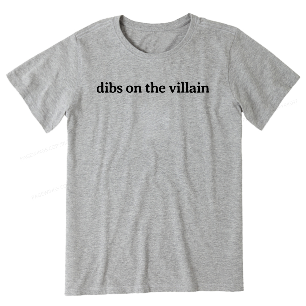 Pagewings Dibs On The Villain Unisex Classic T-shirt